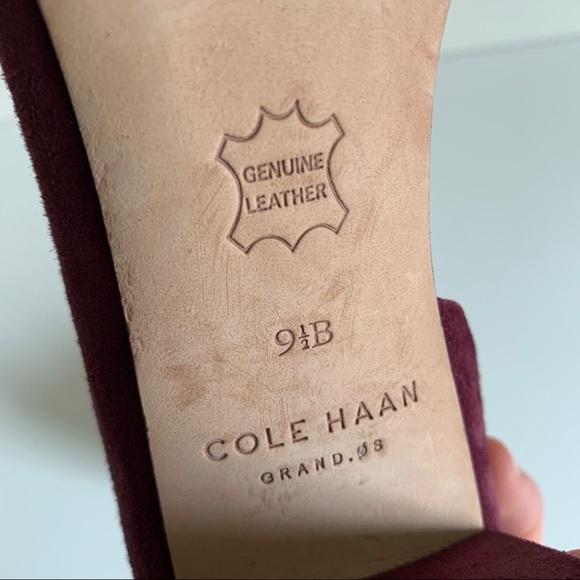 Cole Haan Suede Block Heels - Picture 11 of 11